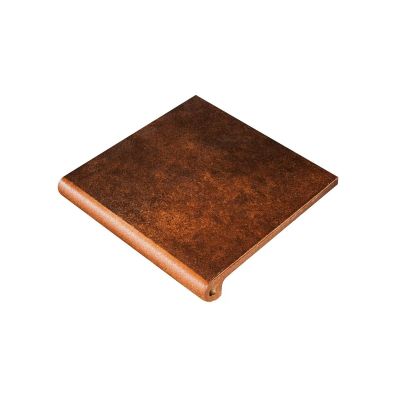 Клинкер ступень фронтальная глазурованная 325*330x18 мм"Peld Mytho" rubino сорт 1 EN ISO 10545 Gres Aragon