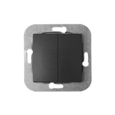 Выключатель С510-551 2КЛ графит "УЮТ" Светоприбор 