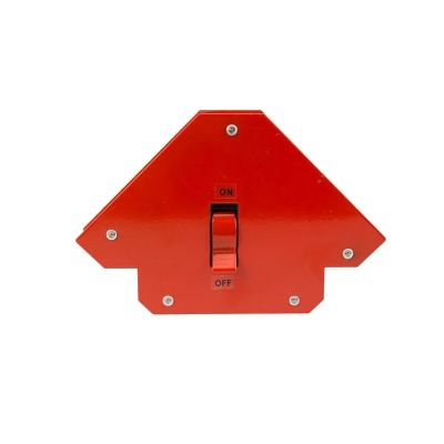 Магнитный угольник-держатель для сварки , отключаемый 3 угла усилие до 23 кг.  REXANT 12-4836