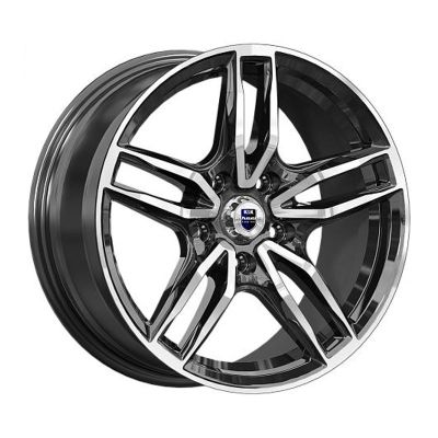 Диск литой K&K Бартон 8,0Jx17H2 5/114,3 ET45 D66,1 алмаз черный, без крепежа, арт. 82737,  (КС1110)