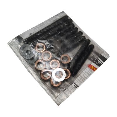 406.1008027 Комплект крепления коллектора выпускного ГАЗ-3110 дв.ЗМЗ-406, УАЗ-31519,Патриот (металл), к-т 4 шт.(прокл., шпильки, гайки, шайбы) /EG0119K/Espra/