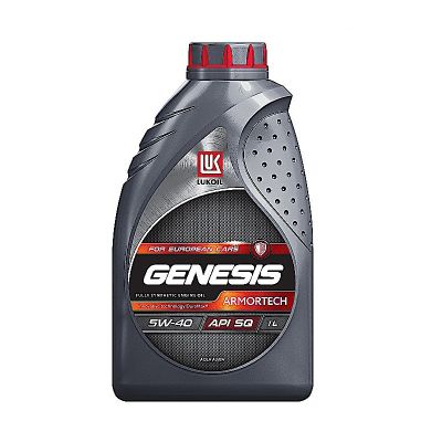 Масло моторное ЛУКОЙЛ GENESIS ARMORTECH SAE 5W40, 1 л, API SQ, синтетическое, (см. 072.100.077) *