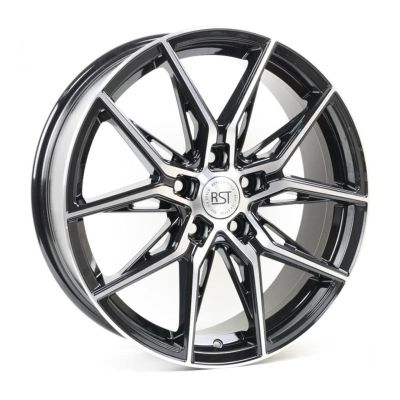 Диск литой RST R218 7,5Jx18H2 5/108 ET47 D60,1 BD (черный с полировкой), без крепежа