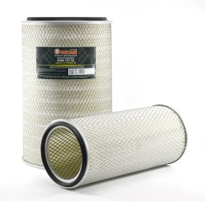 Элемент фильтра воздушного (ВЭФ721-10) (основной/внешний, ЕВРО-2,-3 (аналог 721.1109560-10, RL1109AC33) дв. Cummins/Камминз и КАМАЗ 740.50, 740.51, 740.60, 740.61, 740.63  "СЕДАН"