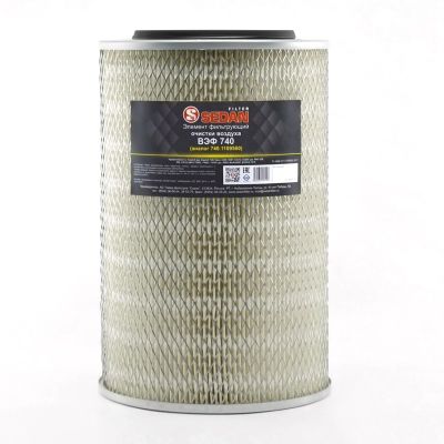 ВЭФ740 (740-1109560) Элемент фильтра воздушного (аналог 740.1109560) "СЕДАН"