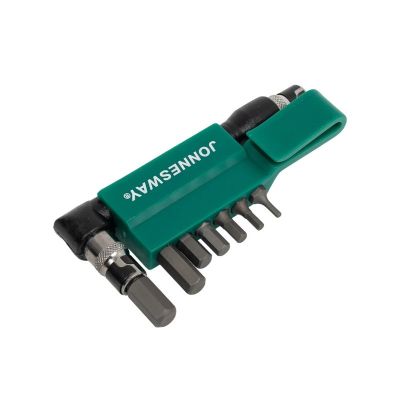 Комплект вставок-бит 1/4"DR шестигранных, H2-H8, c Г-образным приводом, 8 предметов, Jonnesway S08H2H8S 