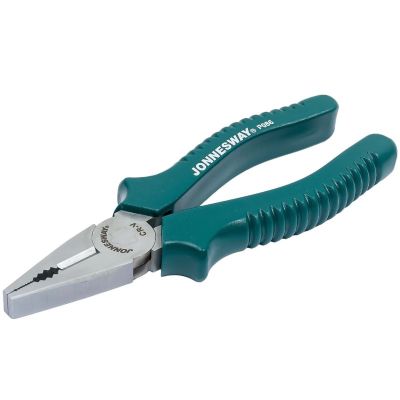Плоскогубцы с полимерными рукоятками (диэлект.покрытие) 160мм, Jonnesway P086