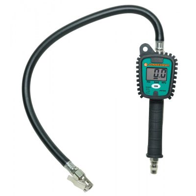 Пистолет для накачки/подкачки шин в сборе с цифровым манометром (до 14 атм.) и шлангом 500 мм. (оригинал "JONNESWAY") AG010259