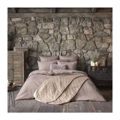 Покрывало двустороннее "Verossa", меланж, 220*240см цв.silver/praline