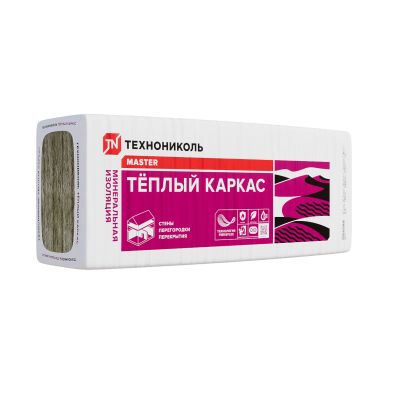 УТЕПЛИТЕЛЬ "Технониколь" 37 PN Теплый каркас 10х1200*610*50мм (0,366м3/7,32м2) 15кг/м3