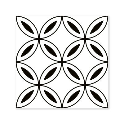 Керамогранит глаз. матовая  298x298 мм, 8 мм, "Stream" 17922 геометрия белый сорт 1  Cersanit