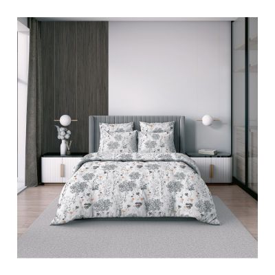 КПБ "Волшебная ночь" ЕВРО тк.ранфорс наволочки 70*70см цв."BL0SS0MS" 30191/1