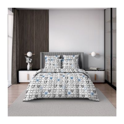 КПБ "Волшебная ночь" 1,5-спальный тк.ранфорс наволочки 50*70см цв."COLD HEART" 8896/3