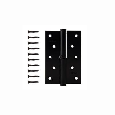 ПЕТЛЯ СЪЕМНАЯ ВРЕЗНАЯ 120*80 BLM матовый черный левая "АПЕКС", Китай