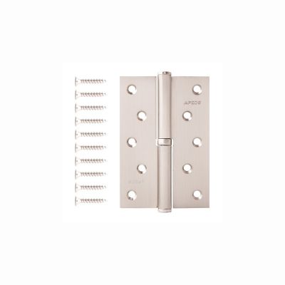 ПЕТЛЯ СЪЕМНАЯ ВРЕЗНАЯ 120*80 NIS матовый никель правая "АПЕКС", Китай