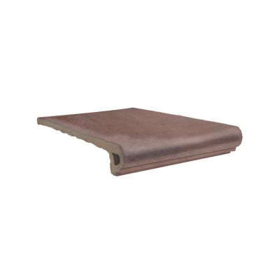 Клинкер ступень фронтальная глазурованная 325*330x18 мм"Peld Capri" rojo сорт 1 EN ISO 10545 Gres Aragon