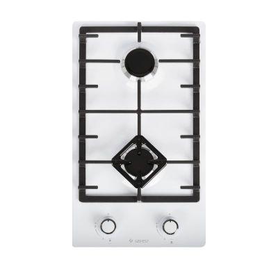Плита встраиваемая ПВГ 1002 (эмаль белая) "ГЕФЕСТ" чуг решетки, газовая варочная