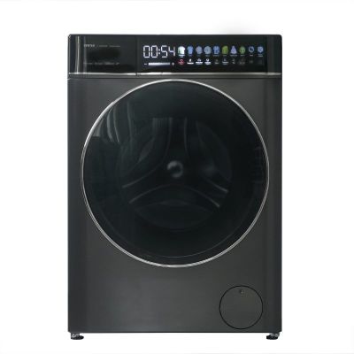 Стиральная машина Centek CT-1976 (10/6 кг, 1400 оборотов, с функцией сушки, пара, 52 см, прямой привод, цветной сенсор, A+++) черный