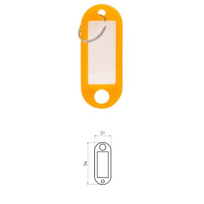 Бирка для ключей АЛЛЮР пластиковая МИКС