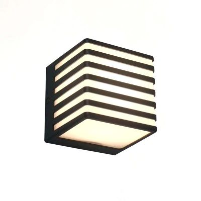 Светильник  "Куб" General (662668) GX53 для фасадной подсветки черный IP65