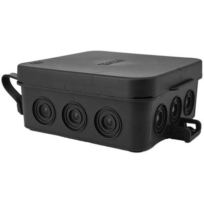 Коробка КР2502-08 распределительная 72*72*31мм черная HEGEL 