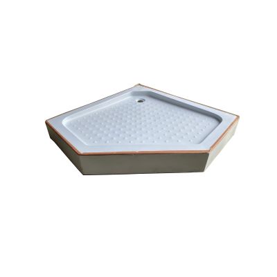 Поддон низкий пятиугольный 100*100 (1021/1022/1018) с сифоном (Дана)