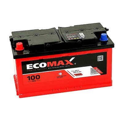 Аккумулятор 6СТ-100.1 "EcoMax" зал., (Экомакс) (Казахстан) 