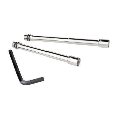 Набор удлинителей для подводки к смесителю (140мм + 120мм, с шестигранным ключом)