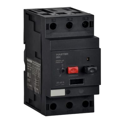 Пускатель ручной кнопочный ПРК64-40 In=40A Ir=25-40A 660В IEK (DMS22-40)