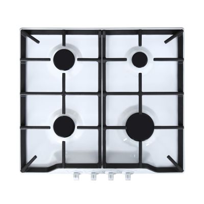 Плита встраиваемая СН 1212 (эмаль белая) "ГЕФЕСТ" чуг реш, газконтроль газовая варочная