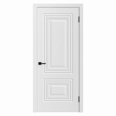 Дверное полотно "НОРД" ДГ 700 мм, ПВХ-пленка/белый эмалит, "ВДК", г. Владимир