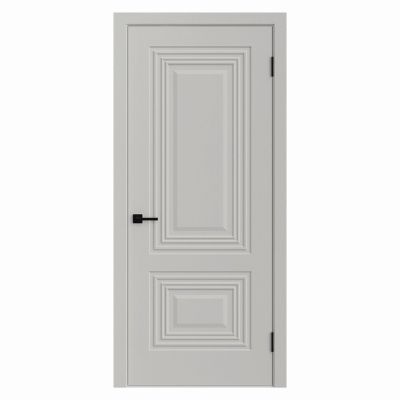 Дверное полотно "НОРД" ДГ 800 мм, ПВХ-пленка/серый эмалит, "ВДК", г. Владимир