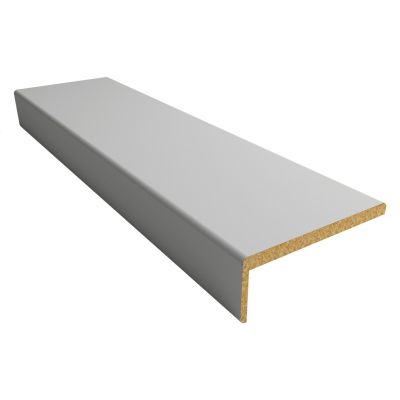 Наличник гладкий телескоп. 8x70x2150 мм, ПВХ-пленка/серый эмалит, "ВДК", г. Владимир