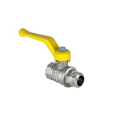 Кран шаровый Valfex 11Б27фтМ газ рычаг вн/нар Ду-50 Ру-40 никелированный