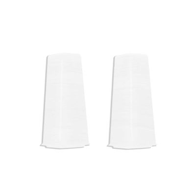 Угол внешний к плинтусу 78 мм, Белый айсберг 17, (упаковка-2шт), Grace, Cardinal