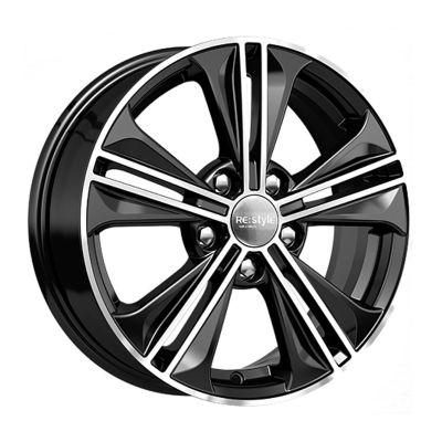 Диск литой iFree Original Creta 6,0Jx16H2 5/114,3 ET43 D67,1 алмаз черный, без крепежа, арт. 74259,  (КС778)