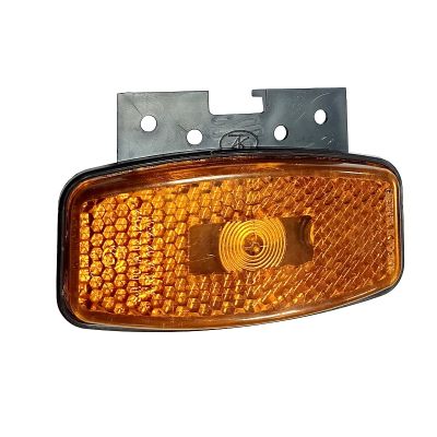 ГФ-07 УКАЗАТЕЛЬ ГАБАРИТА (с кронштейном, разъемом (прямоугольный), W=50 мм.) желтый