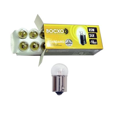 ЛАМПА (А24-5) (R5W 24 V "ВОСХОD" 84245) ГАБАРИТНАЯ, ОСВЕЩЕНИЯ САЛОНА, ПОДСВЕТКИ ПРИБОРОВ 24 В.