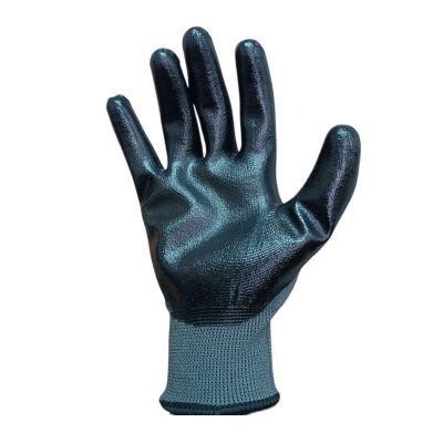 Перчатки нейлоновые, оверлок, облив нитриловым латексом(бензостойкий), 13 класс , цв.в ассортименте Н-1-13 BRONITEX