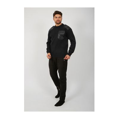 Свитер-джемпер офицерский р.44-46(88-92) рост 5/6(182-188) цв.черный