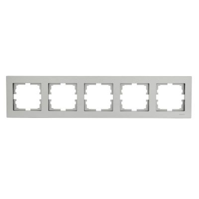 Рамка VESNA 742-3500-150 5-ая гориз. платина LEZARD 