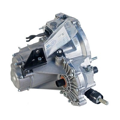 1118-1700011 КОРОБКА ПЕРЕКЛЮЧЕНИЯ ПЕРЕДАЧ (КПП) (ПАРКС) ВАЗ 1118-19 Калина с дв. 11183 под датчик заднего хода (2 шпильки креп. стартера)