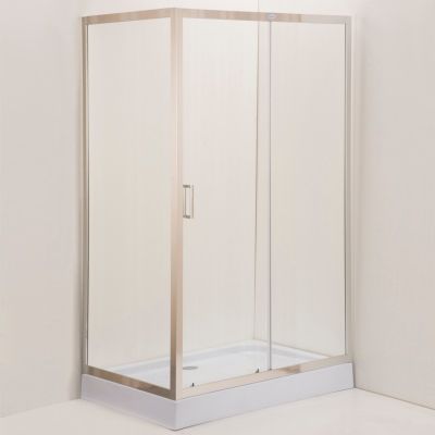 Душевое ограждение ДАНА 505/13, 1200x800x1950 мм, без поддона, прозрачное стекло 5 мм, Китай