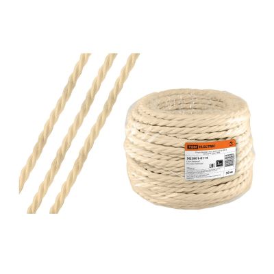 Ретро провод TDM "Эко" 3х2,5 витой бежевый (50м)