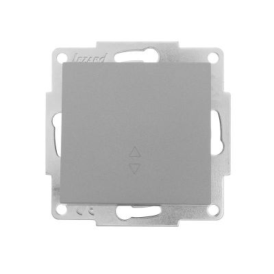 Выключатель VESNA 742-3588-105 1КЛ проходной (без рамки) платина с/у LEZARD 