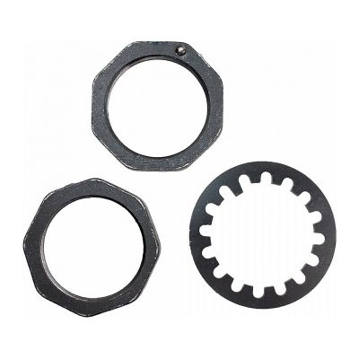 RG53-2401054 Гайка подшипника задней ступицы для а/м Г-53,3307,3309,ПАЗ (гайка наруж.внутр,шайба замочная)Riginal