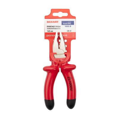 Плоскогубцы диэлектрические REXANT (12-4611-3) комбинированные 160мм 1000В
