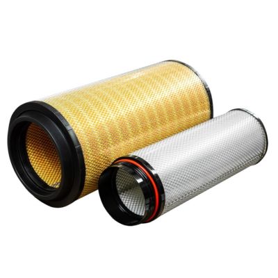 Фильтр воздушный (комплект основной + вставка) ("SORL") (RL1109AE63) SINOTRUK SITRAK C7H; HOWO T5G; HOWO TX (внутренний + наружный WG9X25190062 / WG9X25190061, CK3689, K2652)