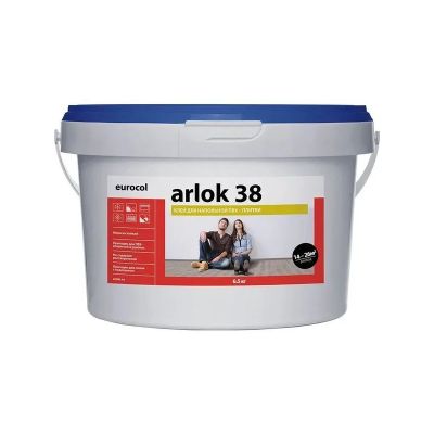 Клей ARLOK 38 водно-дисперсионный акриловый 6,5 кг , бежевый 