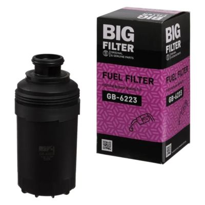 Фильтр тонкой очистки топлива (GB-6223) (""BIG FILTER") (дв. Cummins/Камминз ISF 3.8) Компас, JAC, ГАЗ 3309, «Валдай» 3310, ГАЗОН Next, ПАЗ с дв. ISF 3.8 (4444057060, 5346605, 5262311, FF5706, DIFA6501, WK 10 002)